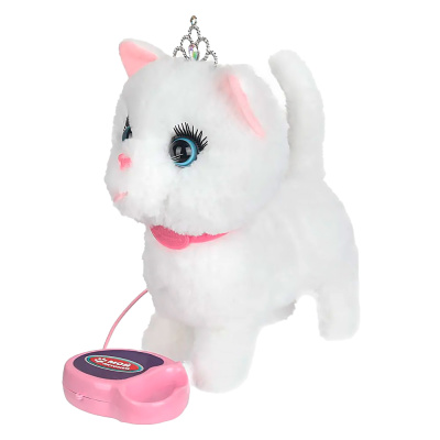 Интерактивная Кошка Джина 22 см с пультом-поводком My friend MBJ124346CH-18C 1